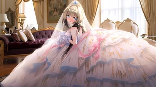 ウエディングドレス美少女セット9 ドレスきもちぃ6