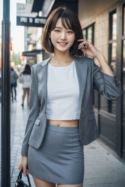 ウォーキング・ビューティ:都会の街中パンティ美女【108枚】10