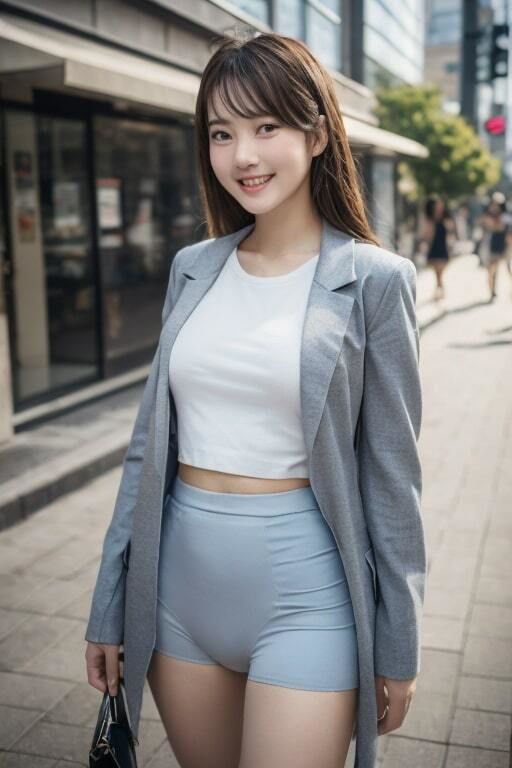 ウォーキング・ビューティ:都会の街中パンティ美女【108枚】8