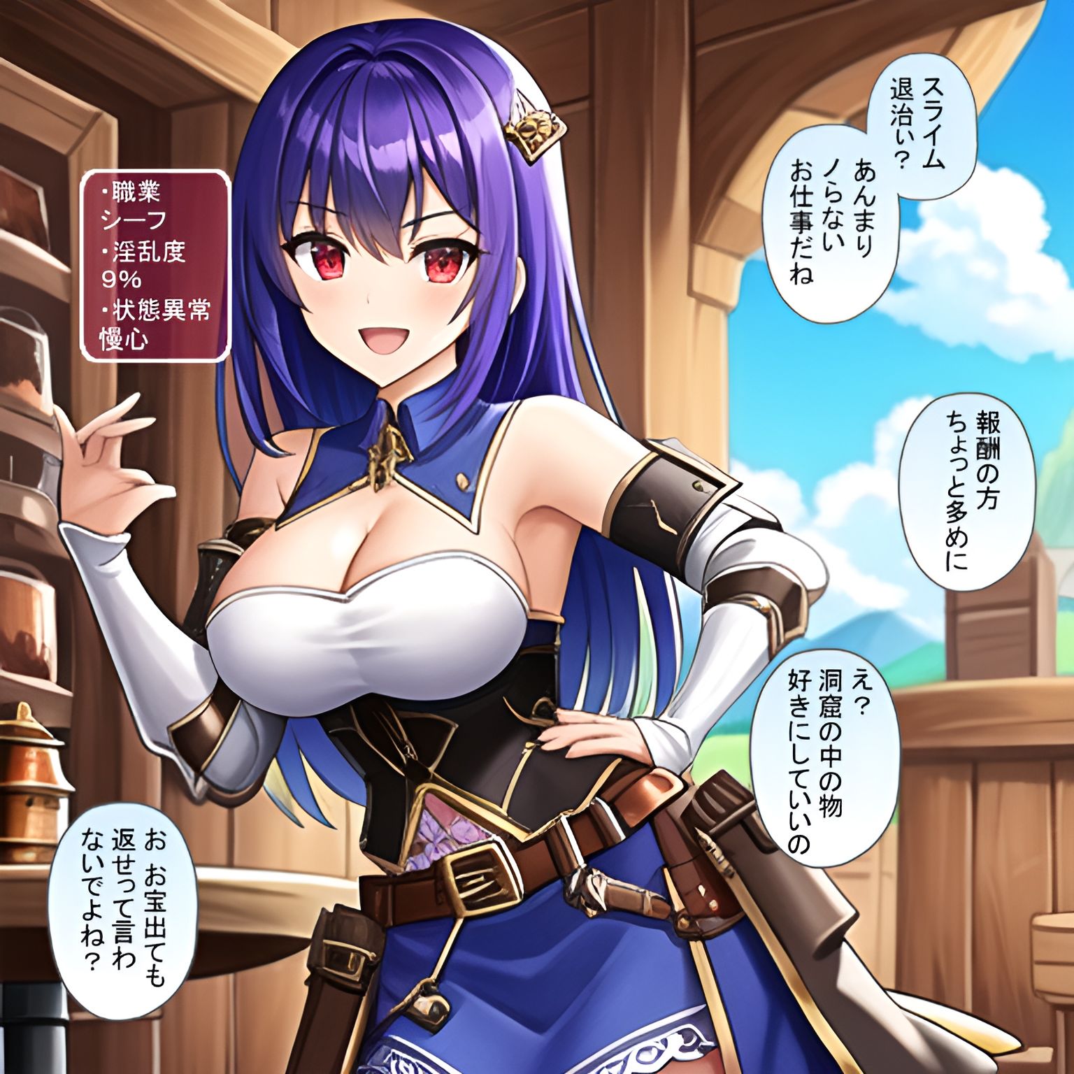 即オチ2（＋1）コマ！淫魔のスライムに敗北し家畜へと堕とされる女冒険者たち8