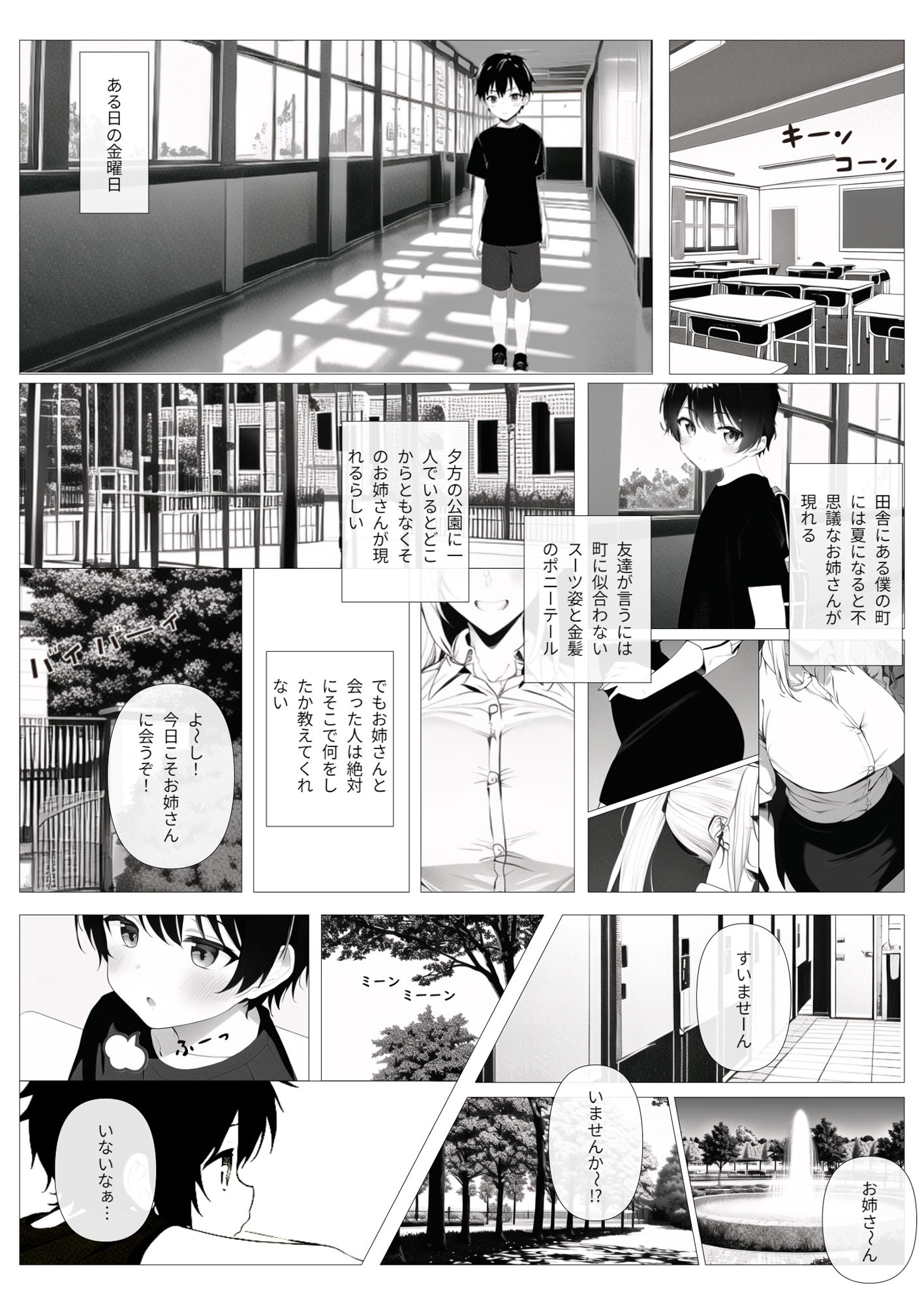 夏になると現れる不思議なお姉さん、でも友達は絶対に何をしてるか教えてくれない2