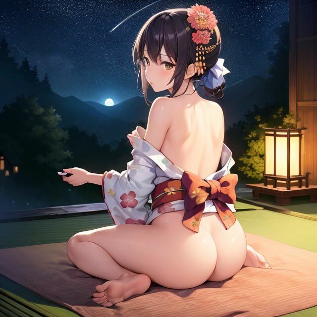 夏の夜の浴衣美女 〜 明 〜3