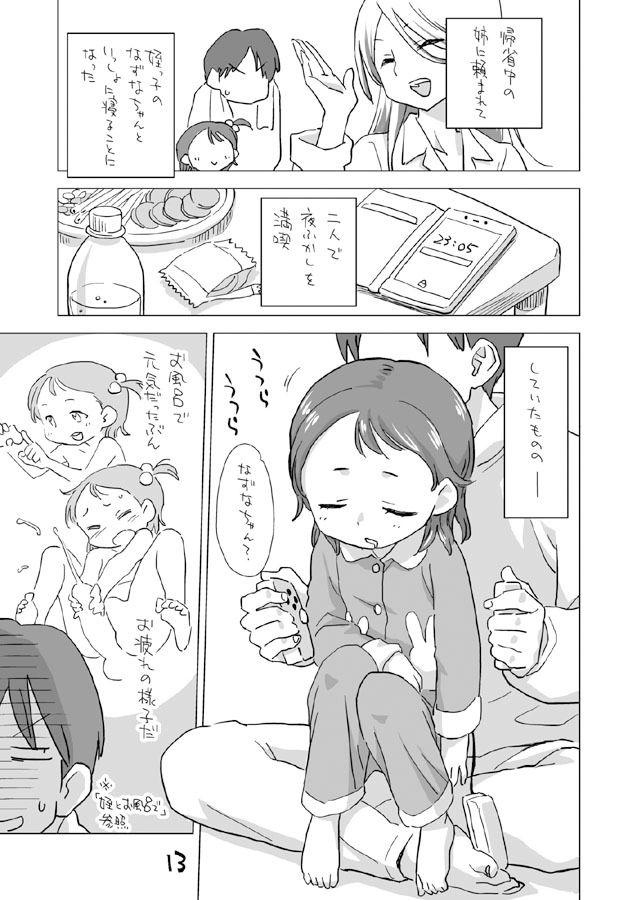 姪とお風呂で＋3
