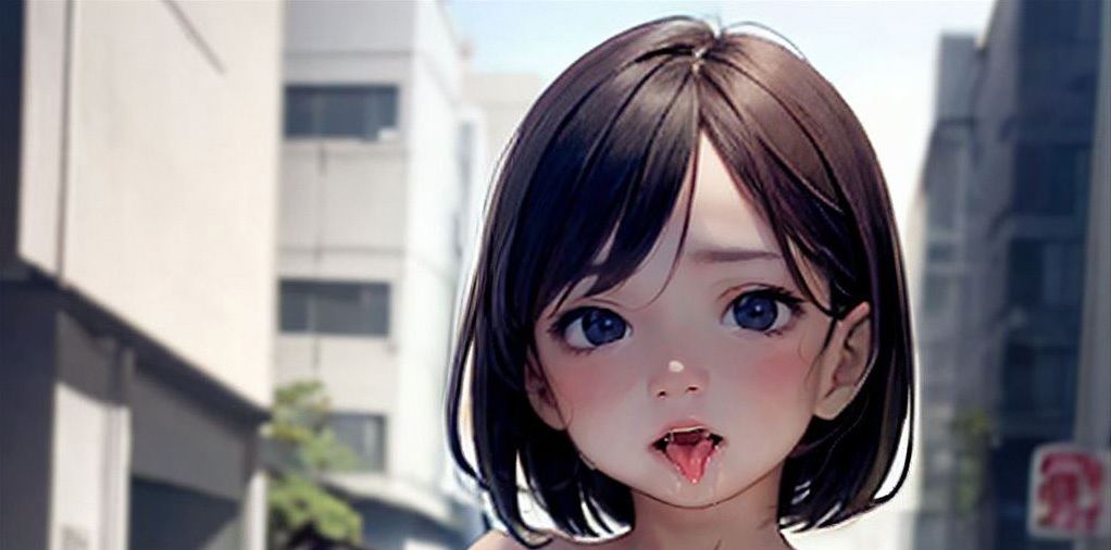 小柄な女の子がいろいろな場所でストリーキング46