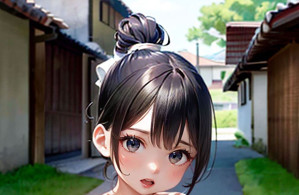 小柄な女の子がいろいろな場所でストリーキング49