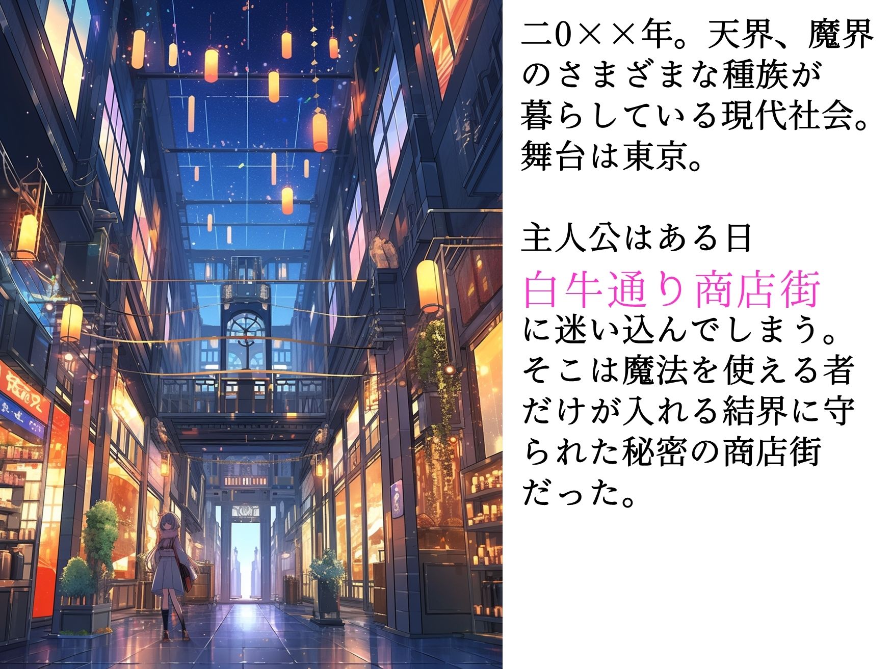 白牛通り商店街の懐妊〜商店街の美女たちと魔法の力でエッチなスローライフ？〜1