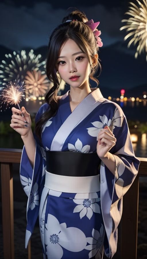 真夏の夜！浴衣姿で誘惑プレイ！色気ムンムン炸裂1