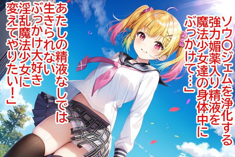 魔法少女にかけたくて魔女になったんだよ 今ぶっかけたいんだよあたしはただ マギアレコ〇ド 魔法少女ま〇か☆マギカ外伝 セリフ付きぶっかけCG集7