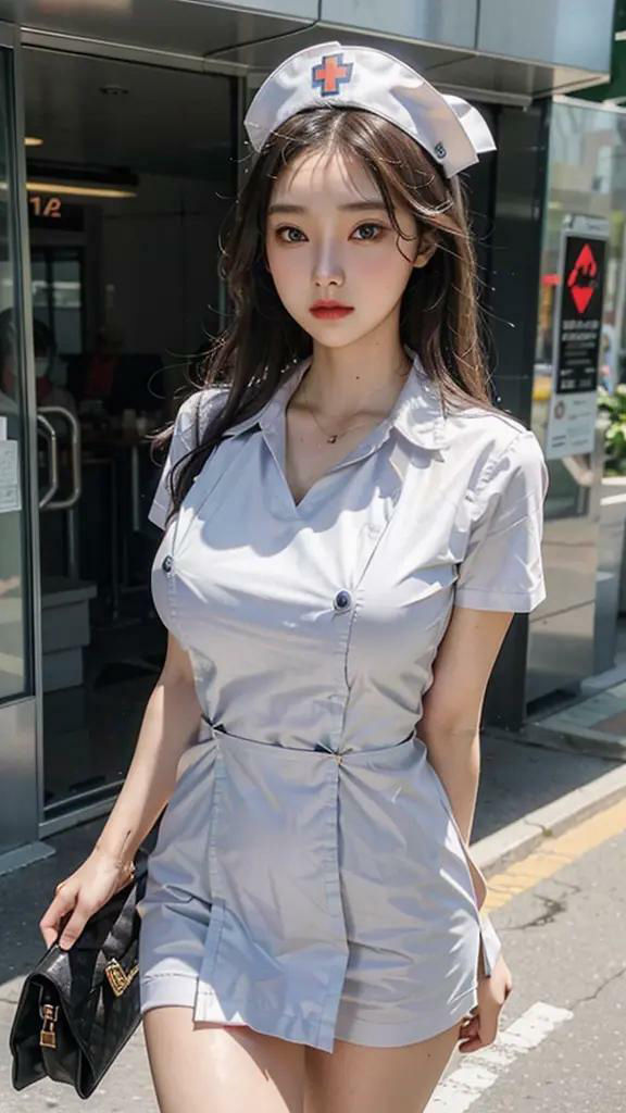 AIで巨乳美女を作ったらエロすぎた（ナースはお好きですか？）5