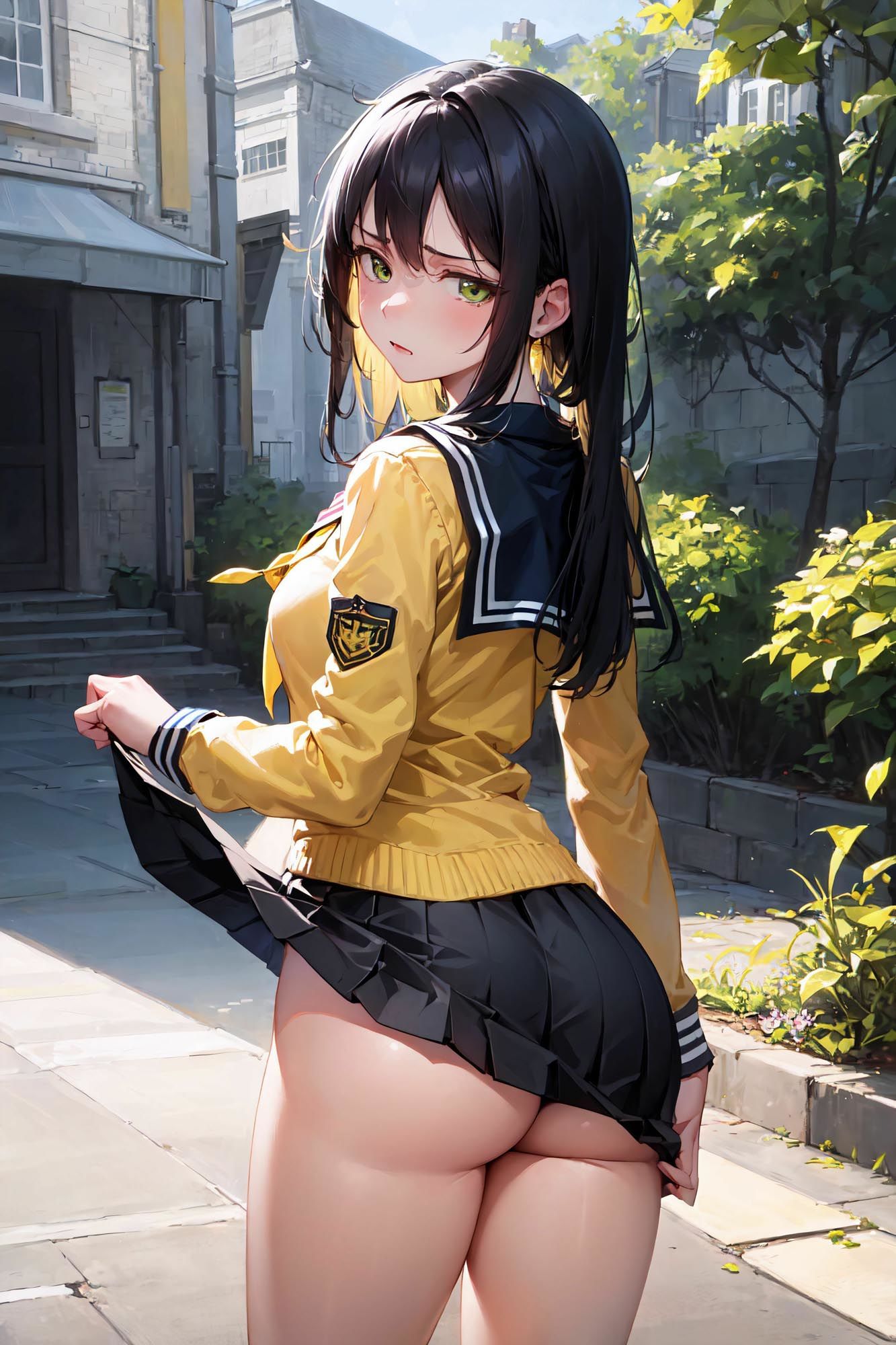 JKにパンツをみせてもらうように土下座して頼んでみた23