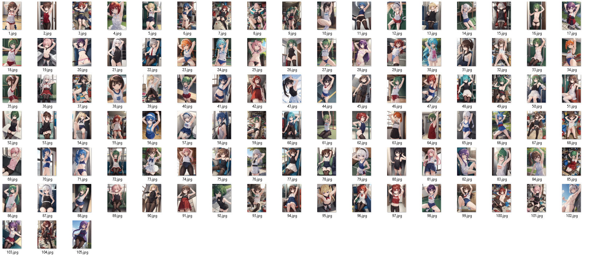 【AI作品】armpit collection vol.16