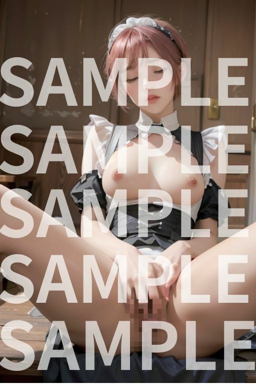 【実写風】なに見てんの！赤髪メイドオナニー絶頂中3