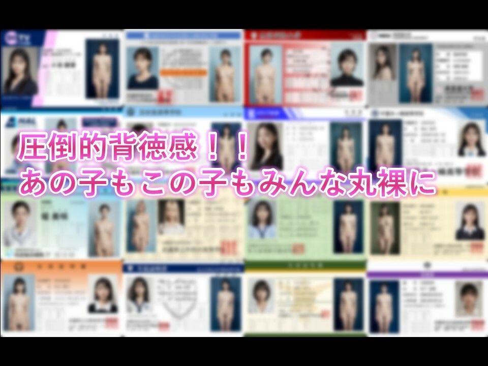 【超精細】ヌード身分証集1
