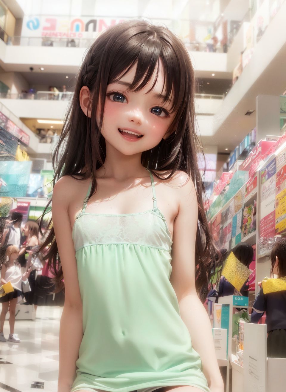 【過激！ショッピングモールのメス〇キ】2