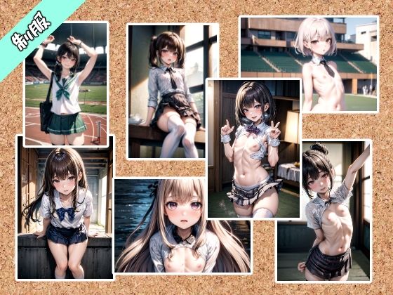 【野外露出】制服姿のちいさな胸を楽しむ写真集1