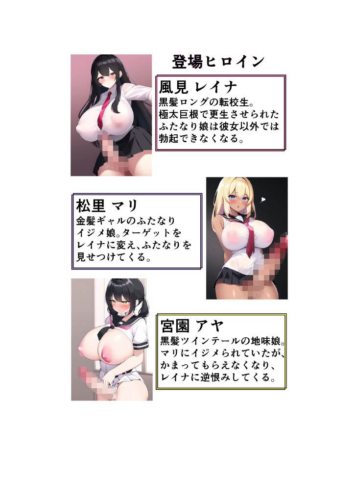 ふたなりイジメっ娘を完全屈服させて、わたし以外には勃起しないフツウの女の子に戻してあげた。1