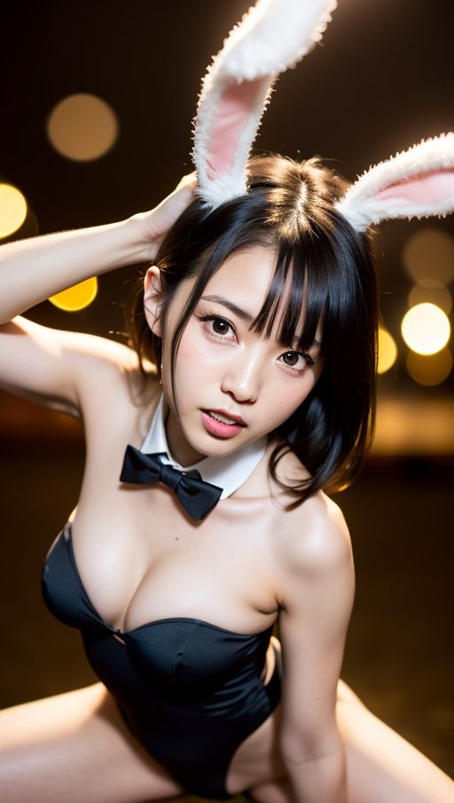 ガルバのうさぎちゃんとその場で おっぱじめ！？またがりハメハメセックス1