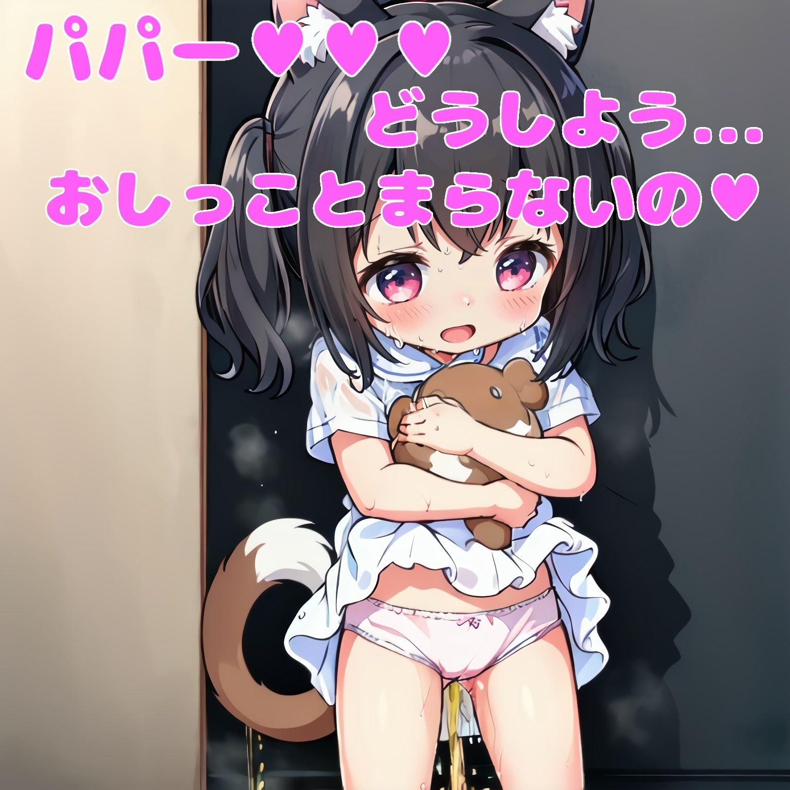 ケモミミおしっ娘（◯り）生態観察記録【ちoちoいこ×おしっこ】1