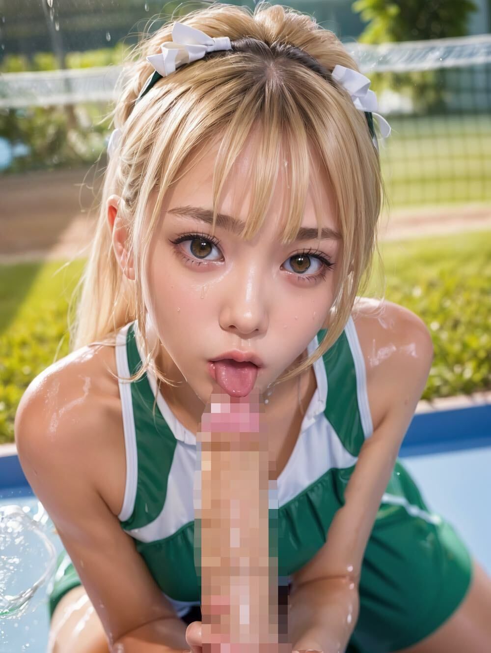 テニスで負けたら罰ゲーム！2