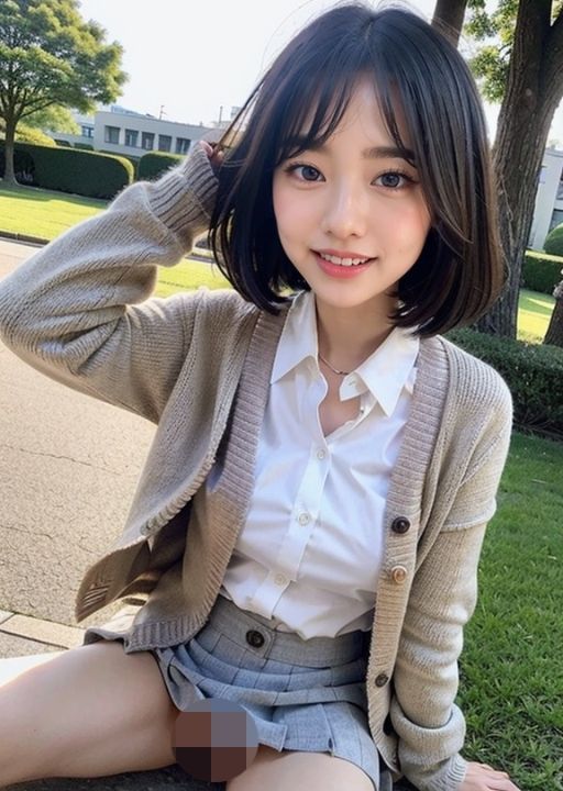 ノーパンおまんこ丸出し女子校生6
