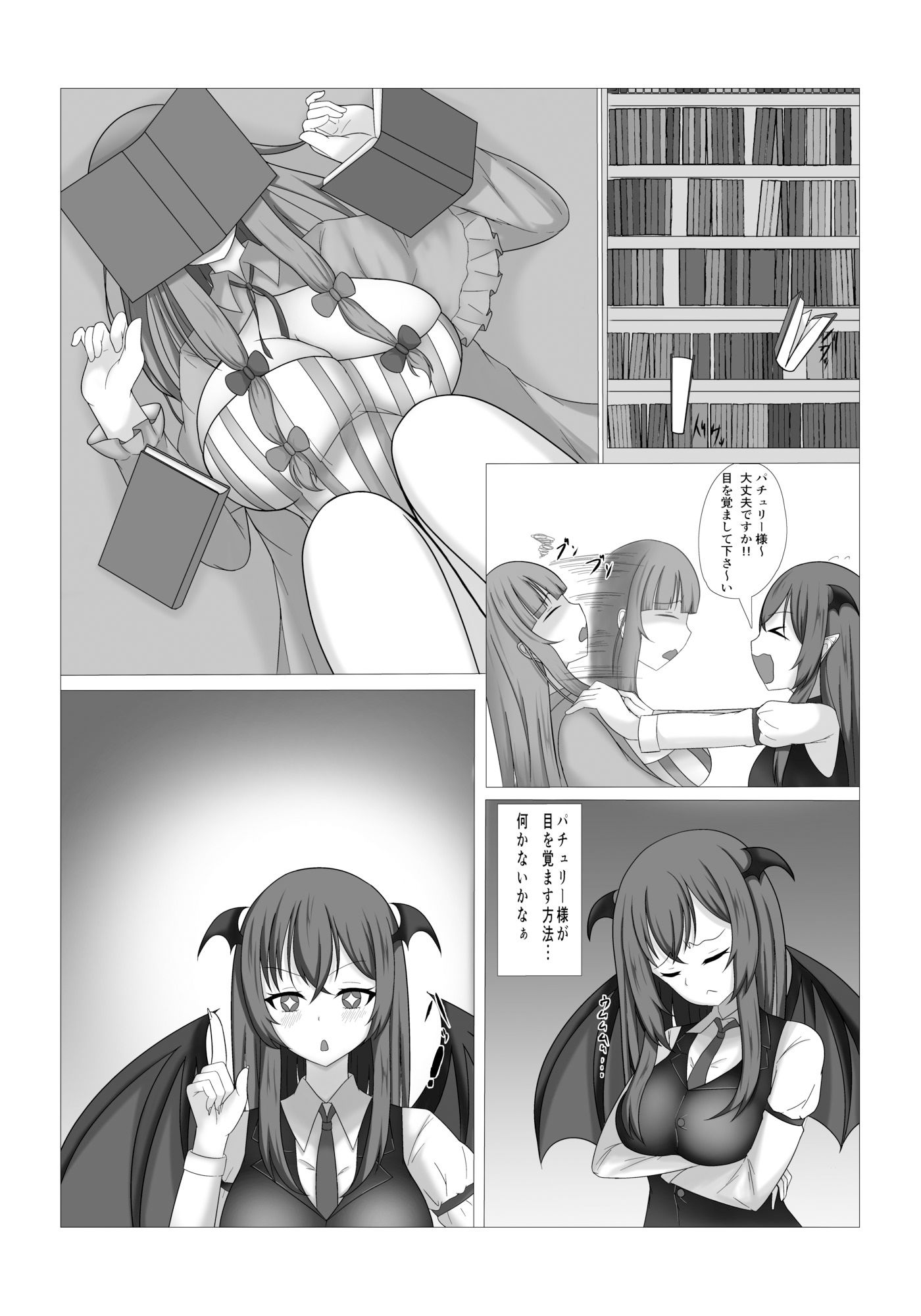 パチュリー様の壁尻本2