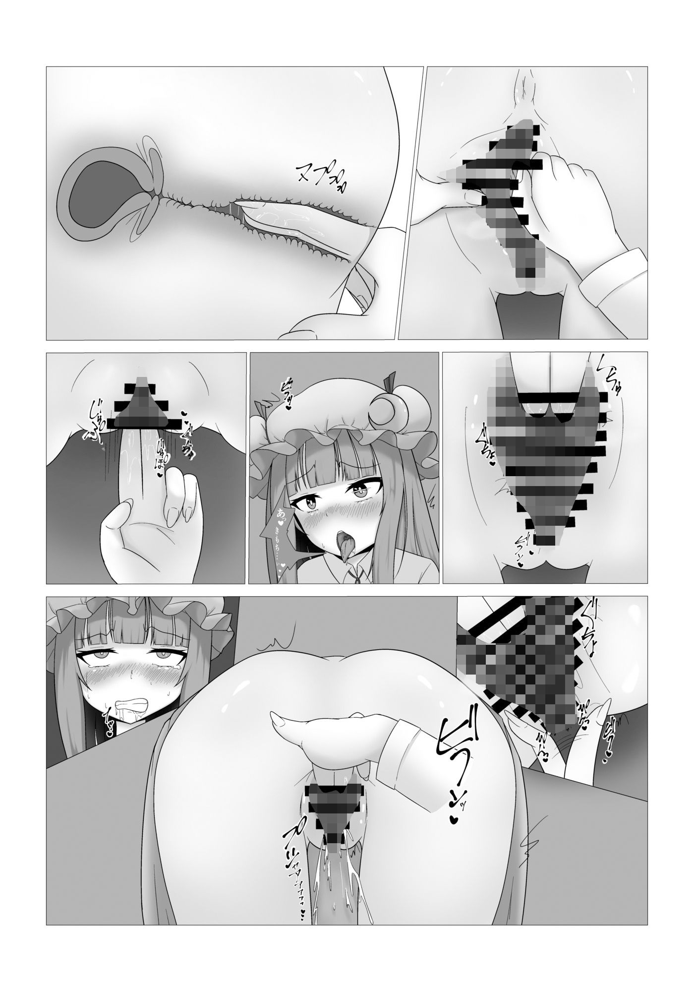 パチュリー様の壁尻本7