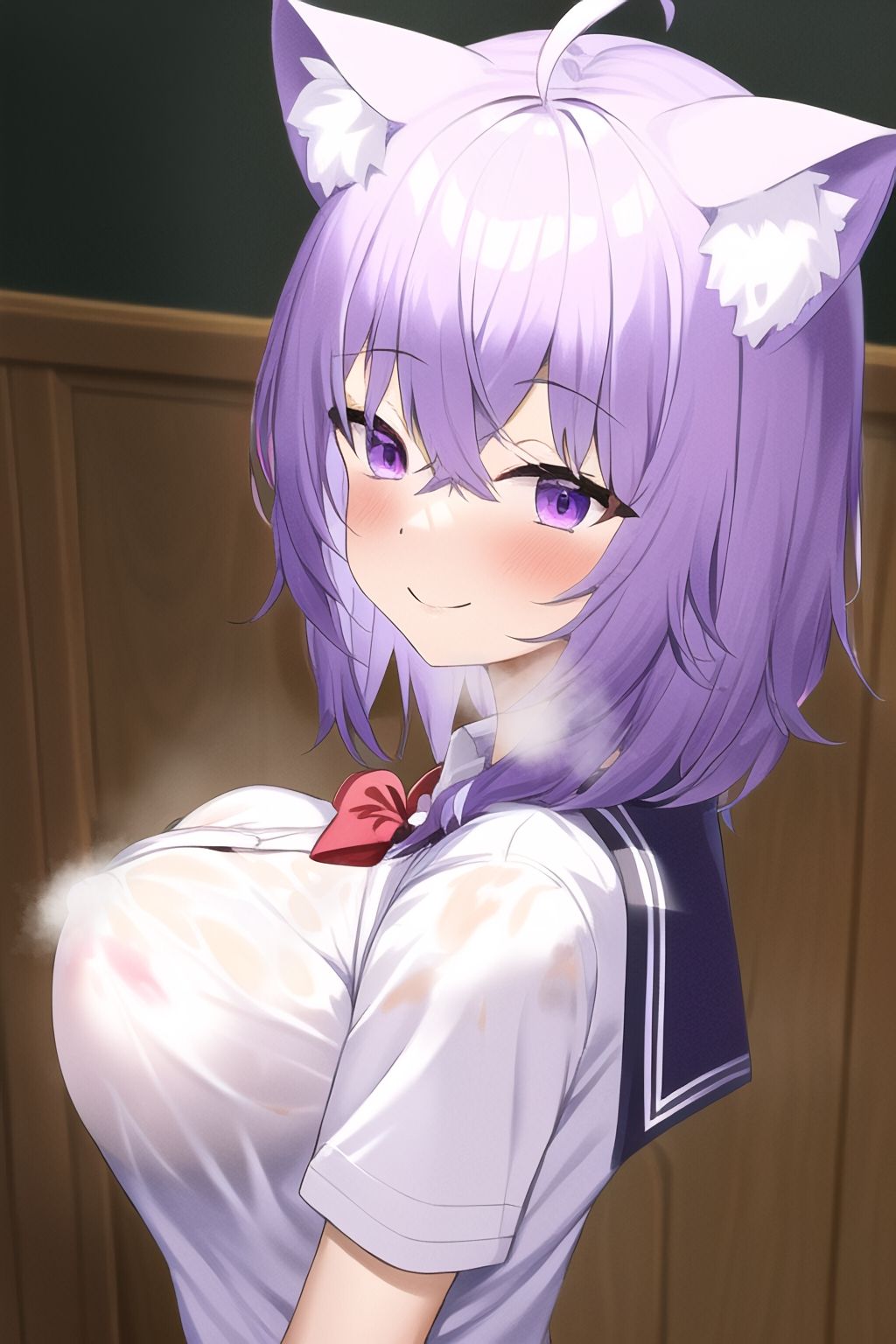 ホ〇ライブ猫又お〇ゆおっぱいパイズリCG集3