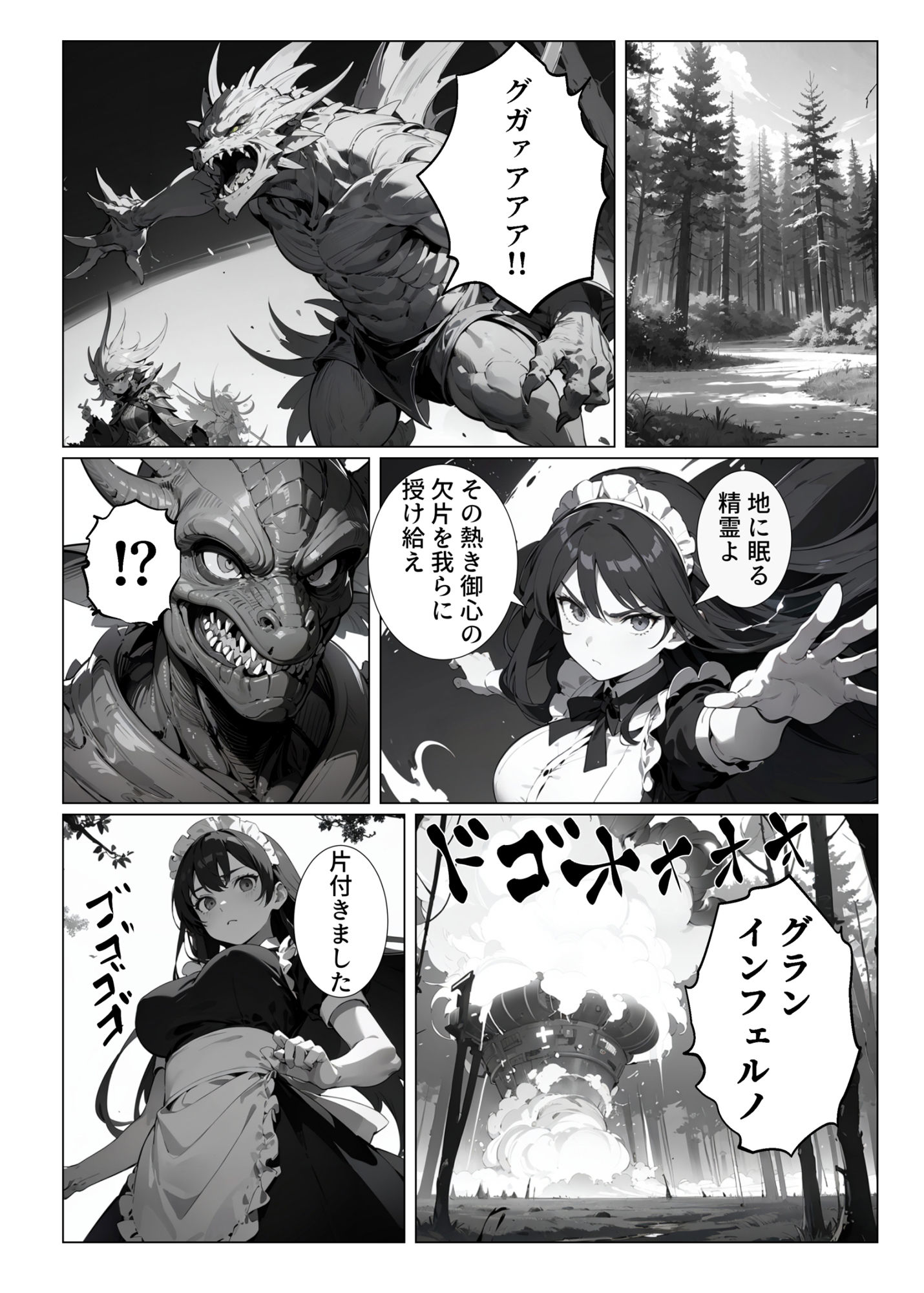 メイドさんとえっちな生活を送る話 「Living with a maid」022