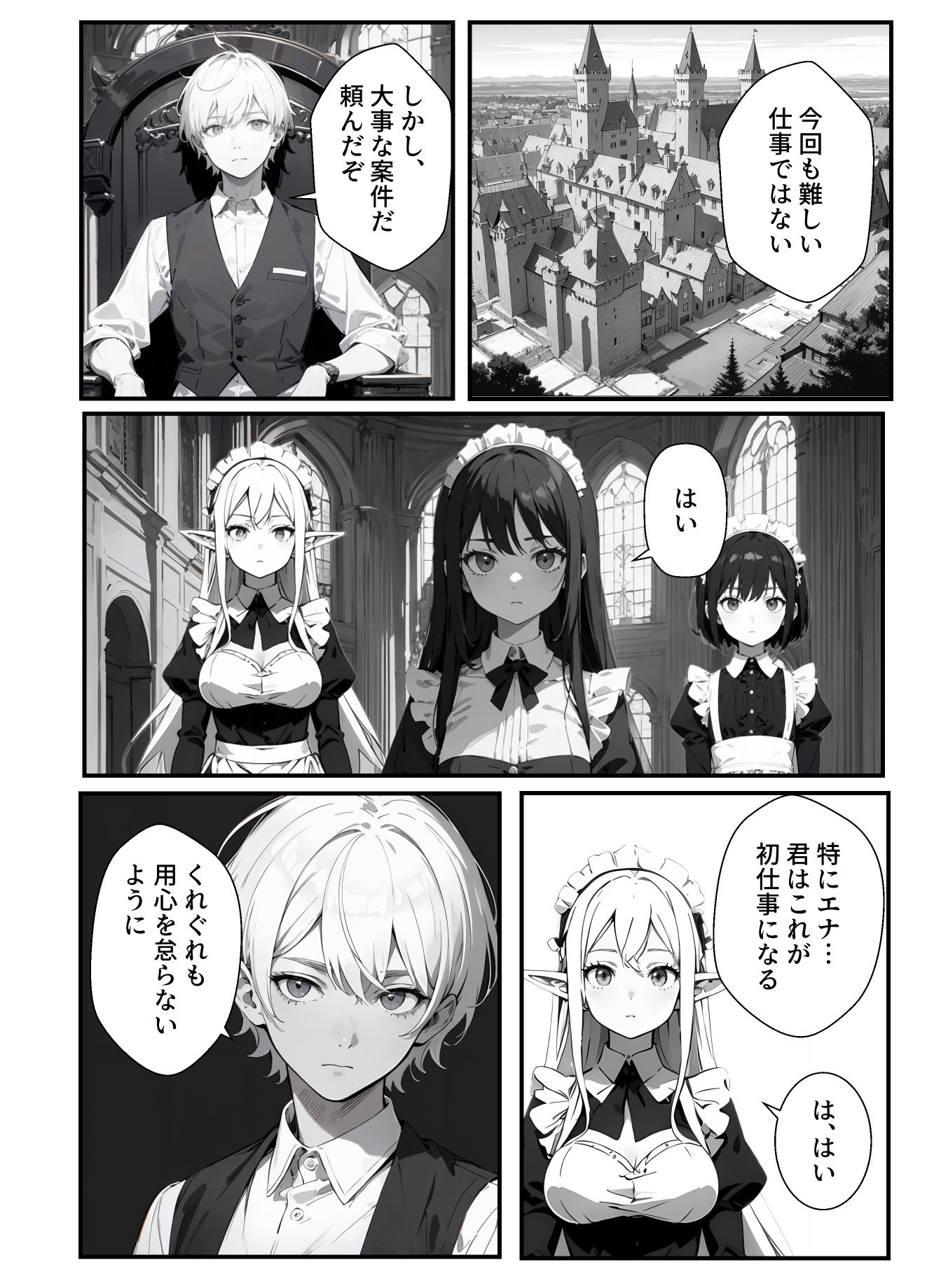 メイドさんとえっちな生活を送る話 「Living with a maid」1