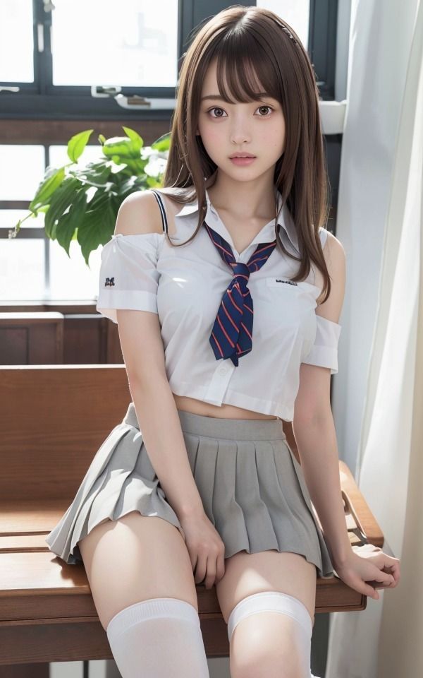 僕の推しはロングヘアーの可愛い制服女子 清純派女子のおっぱいとパンチラ2