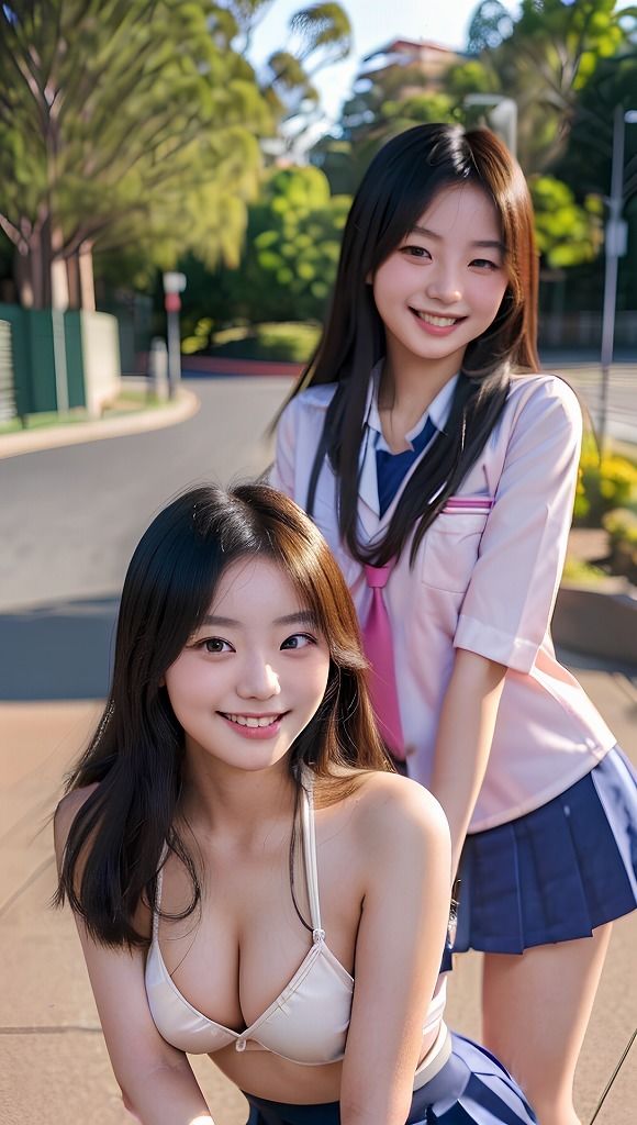 女子校生着せ替え＆ぶっかけ 友達と写真を撮ってただけなのに、一人だけ・・・2