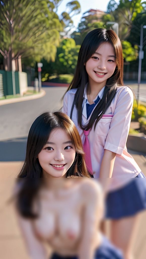 女子校生着せ替え＆ぶっかけ 友達と写真を撮ってただけなのに、一人だけ・・・3