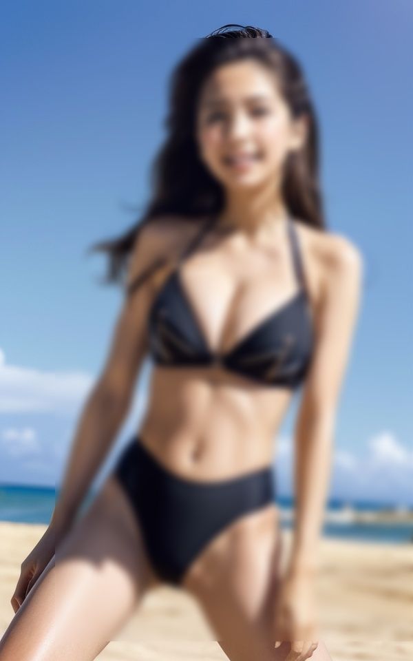 実際にいたら惚れます 魅惑の水着姿 【AI写真集】1