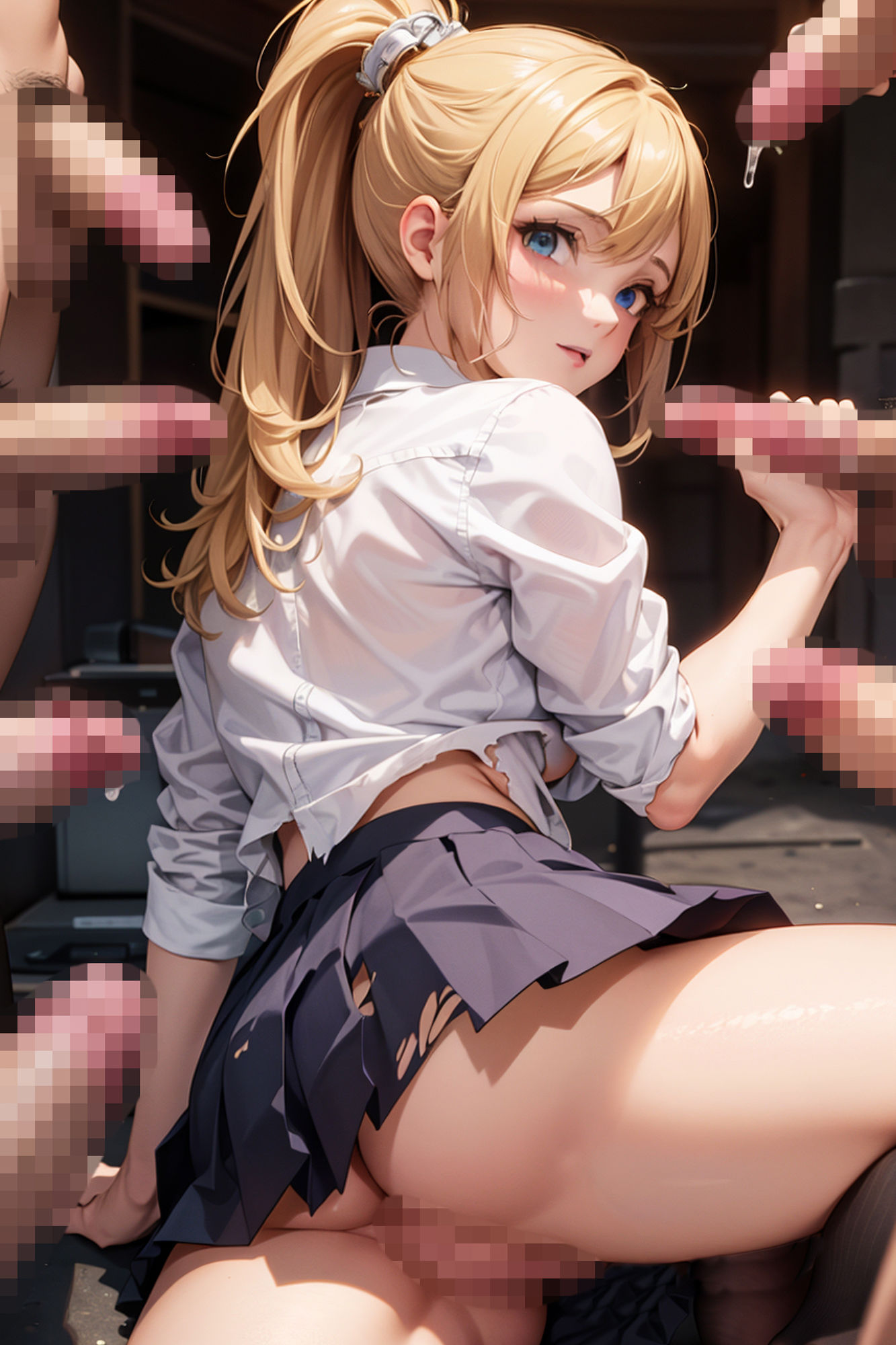 後輩が放課後、先輩にセックスを強要される8