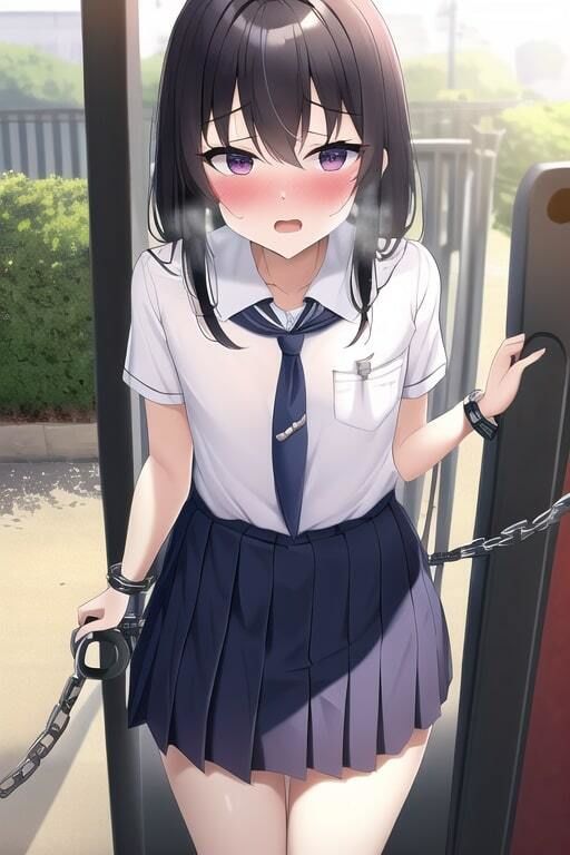 性癖こじらせた貧乳JKが手錠で拘束されて興奮してしまう集3