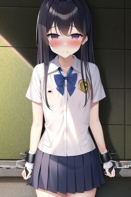 性癖こじらせた貧乳JKが手錠で拘束されて興奮してしまう集8
