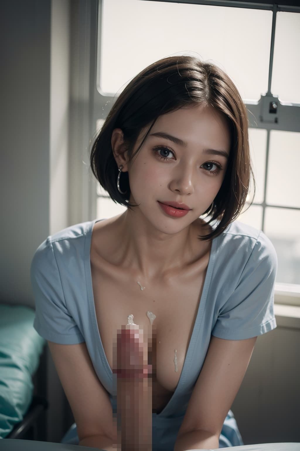 欲求不満な人妻ナースに搾られる8