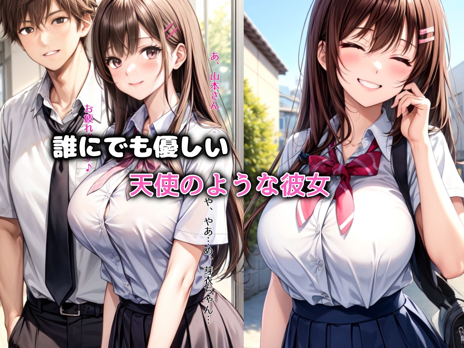 清純彼女濡れ透け雨宿りレ〇プ1