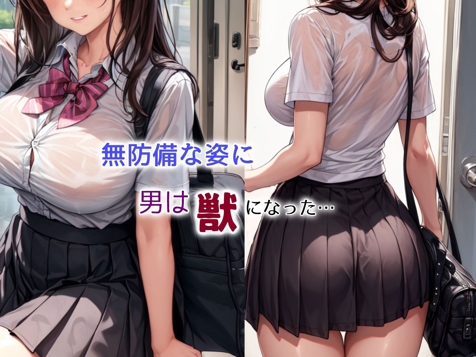 清純彼女濡れ透け雨宿りレ〇プ2