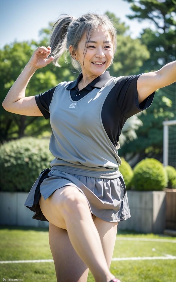 熟女おばあちゃんのラクロス大会〜若い頃から老人まで変わらない運動神経〜3