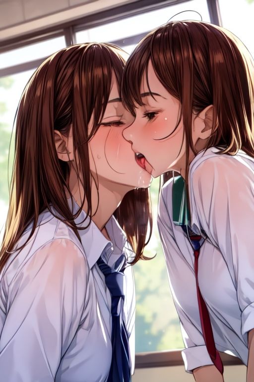 百合キス女子その2 101枚1