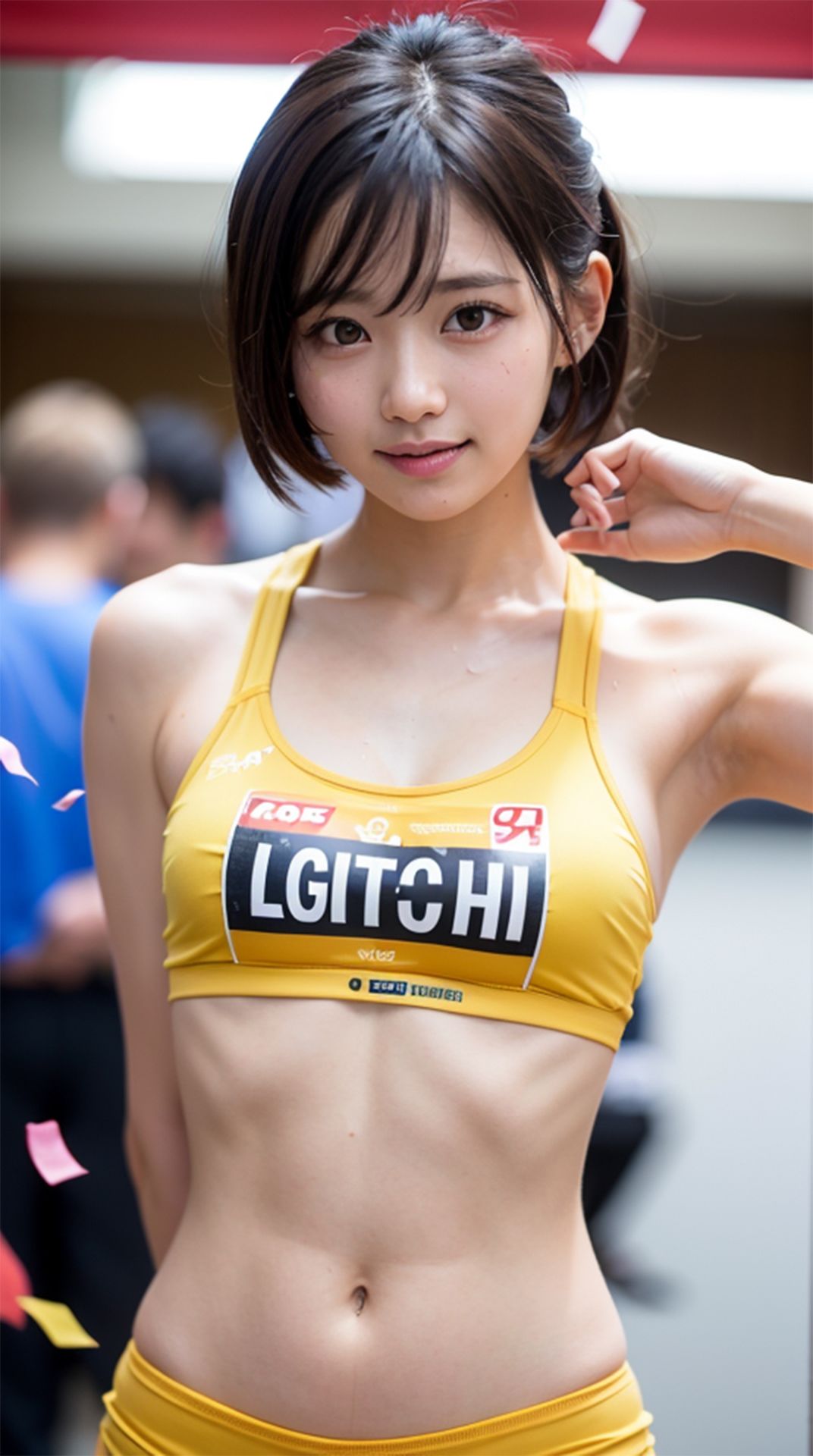 美少女アスリート 更衣室生着替え！！1