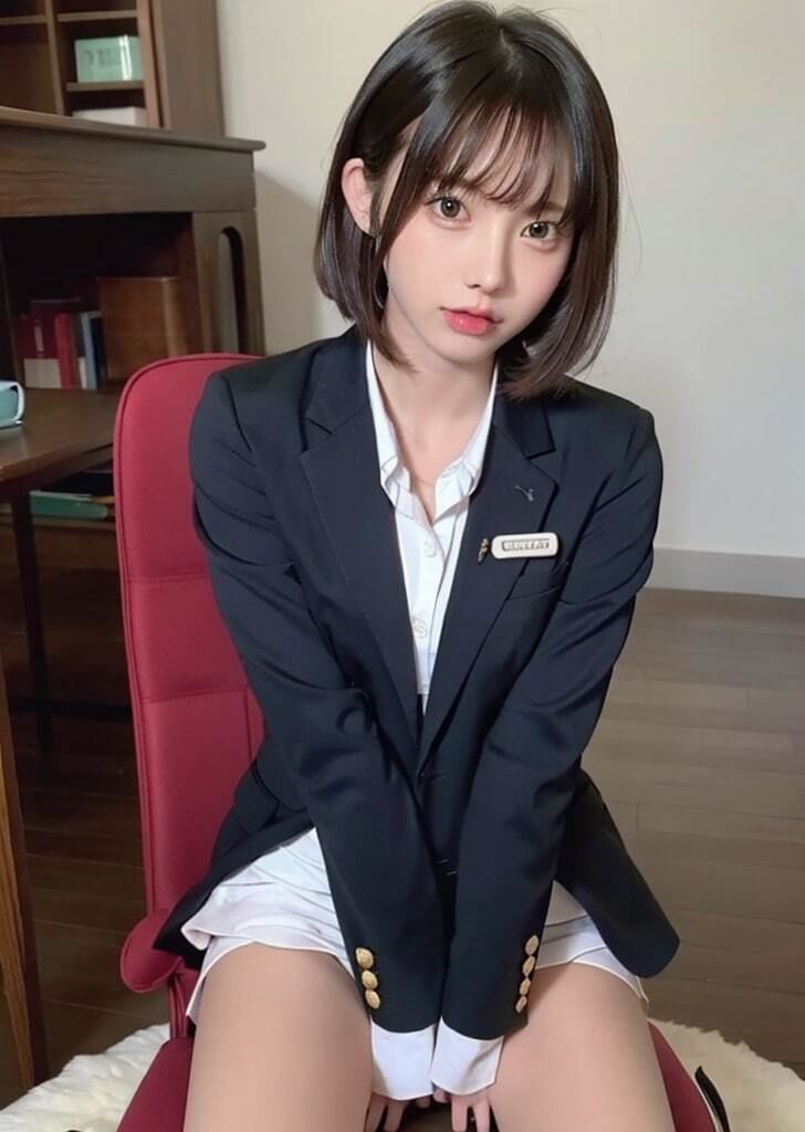 色白小柄女子が部屋に来た11