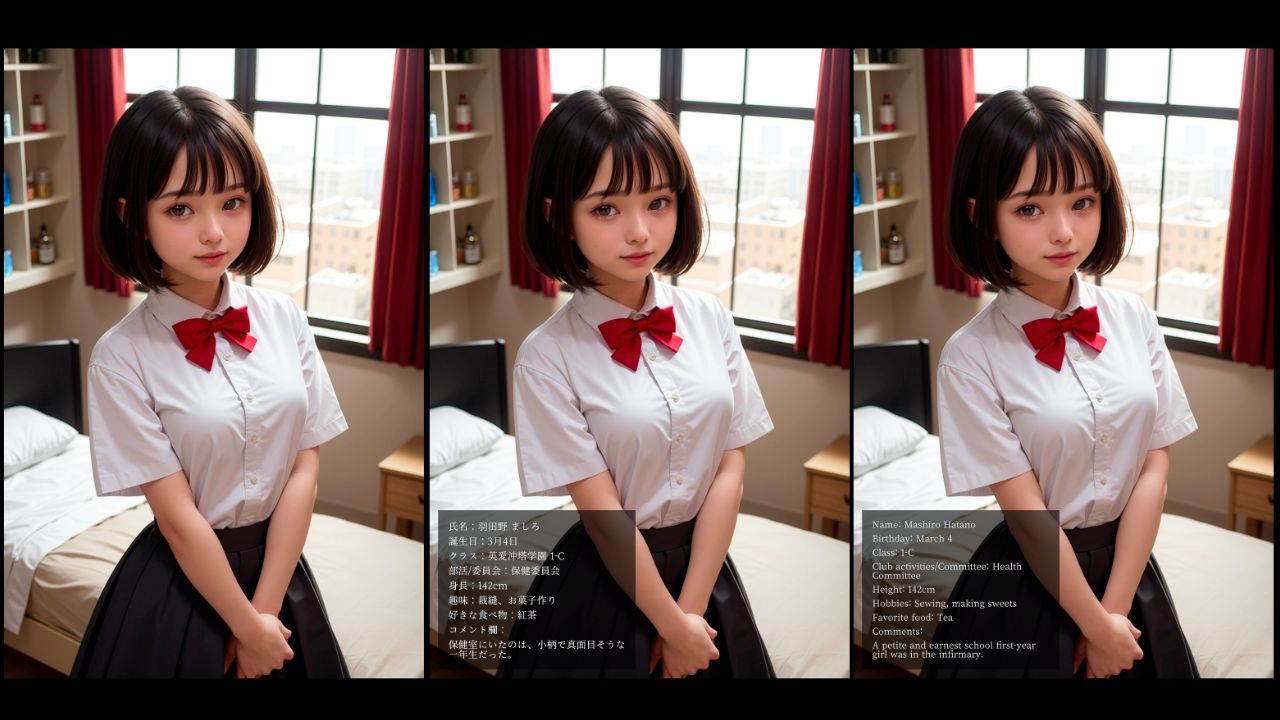 英愛沖塔学園 美少女図鑑 （Eiai chutou academy Beautiful girls picture book）1