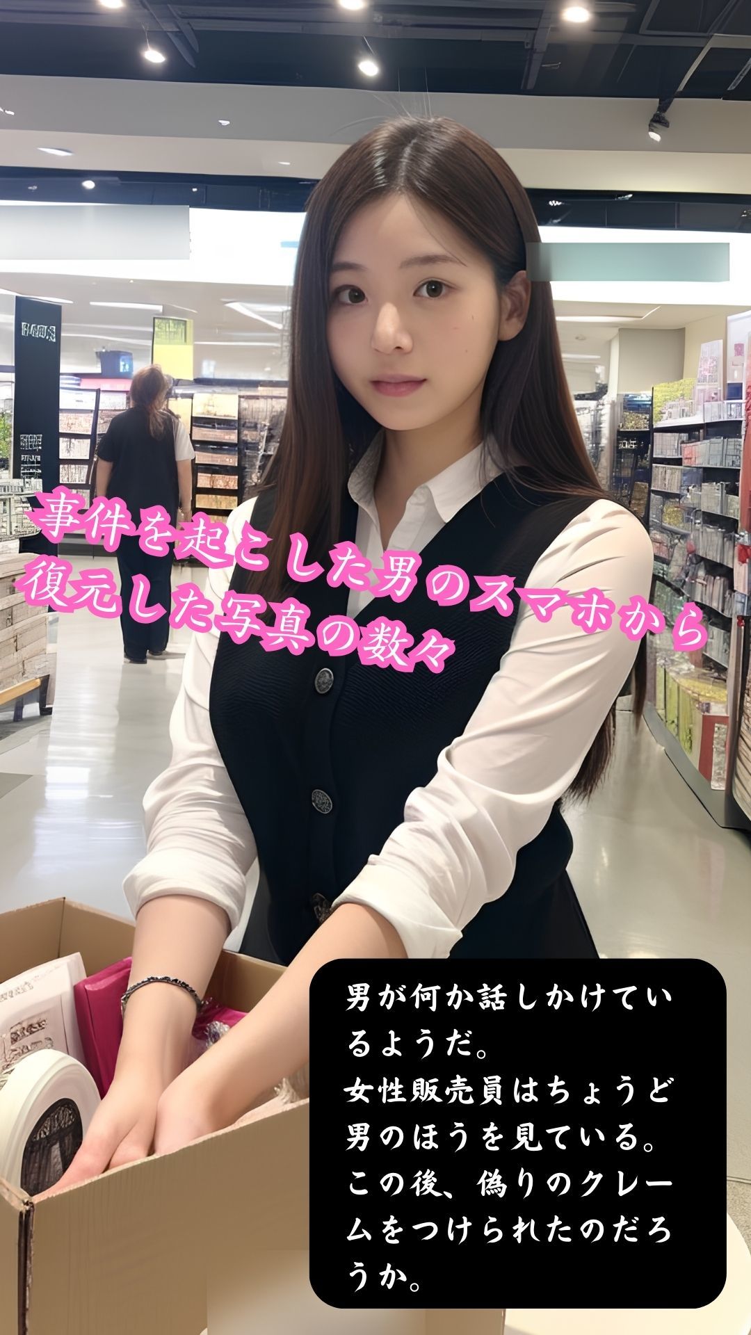 裏流出 美人販売員クレーム謝罪連続強●事件1