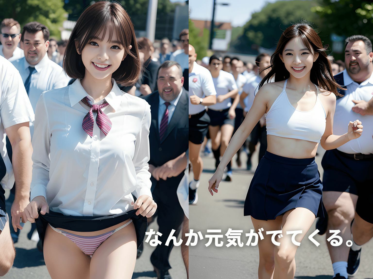 走女 女子校生走らせてみました。2