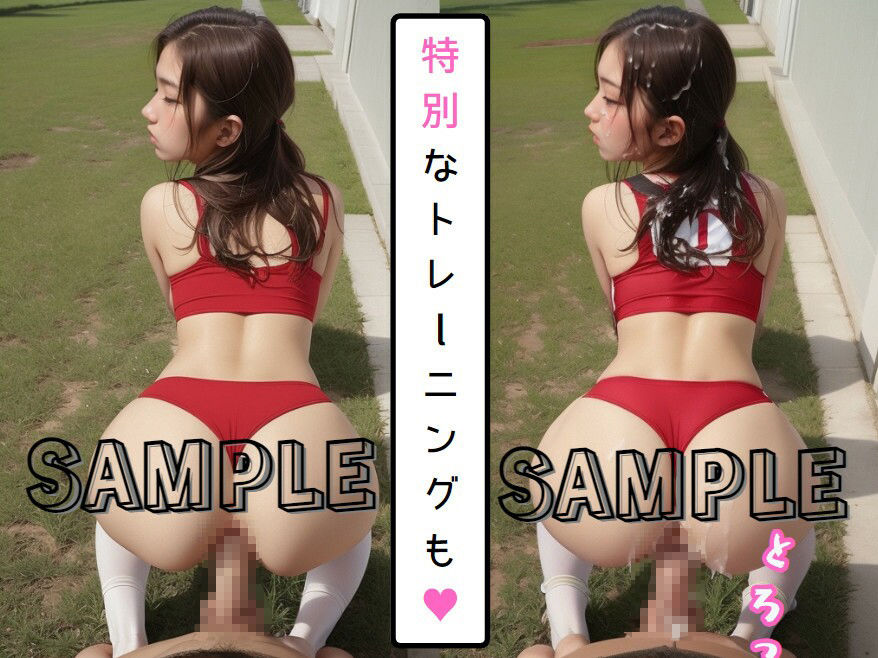 陸上部のひみつ2 後ろからの密着指導3