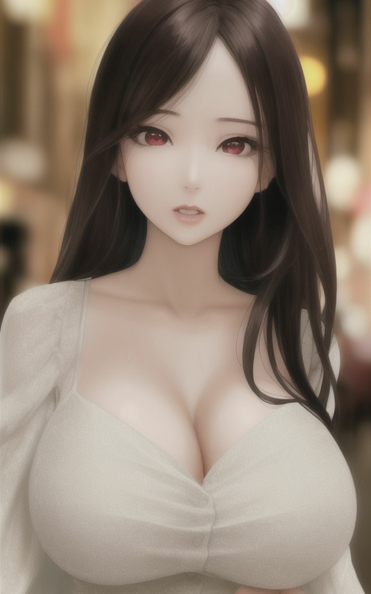 AI美女イラストvol.13街で見かけたえちえち女子10