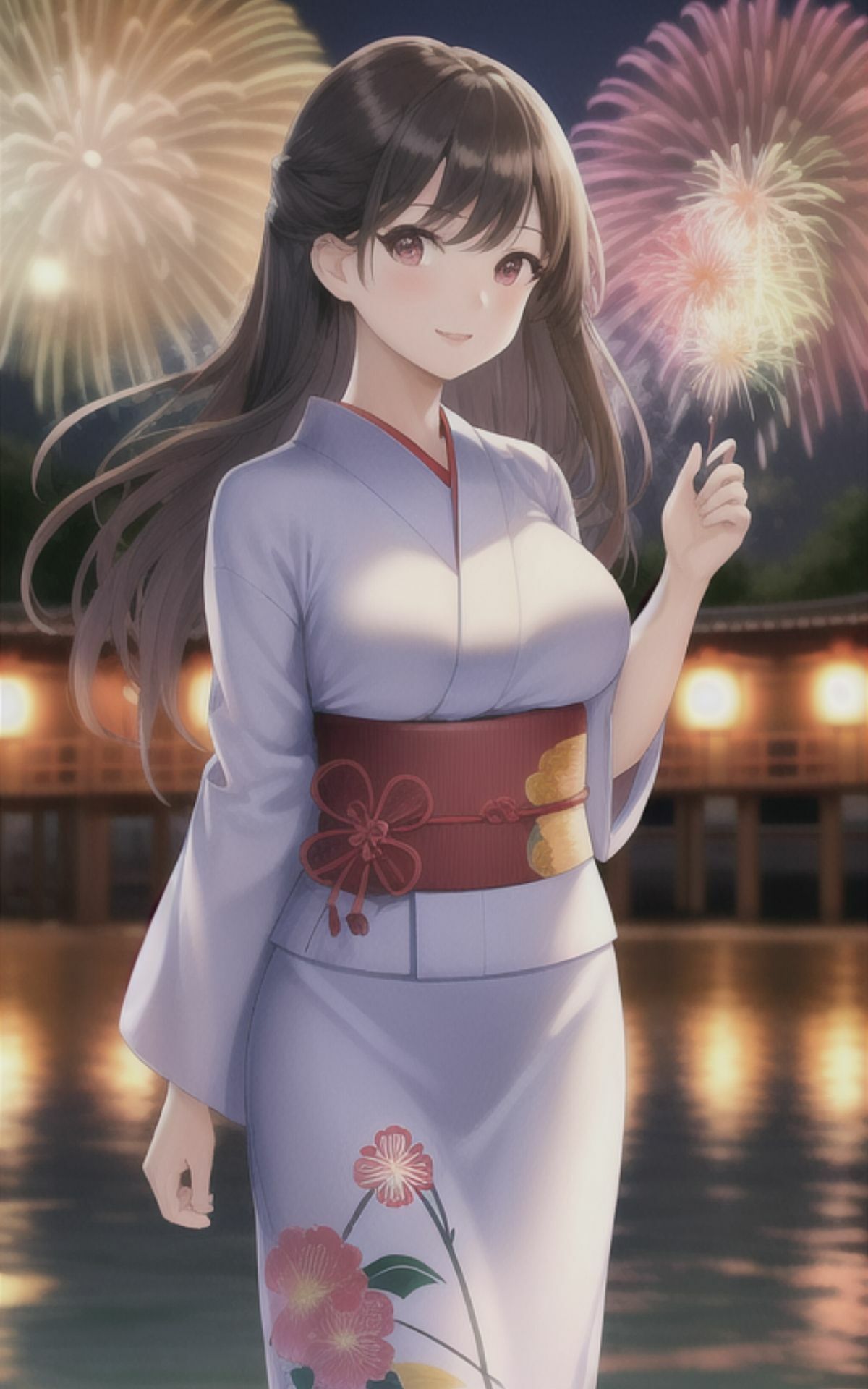 AI美女イラストvol.8浴衣デートしよっ！3