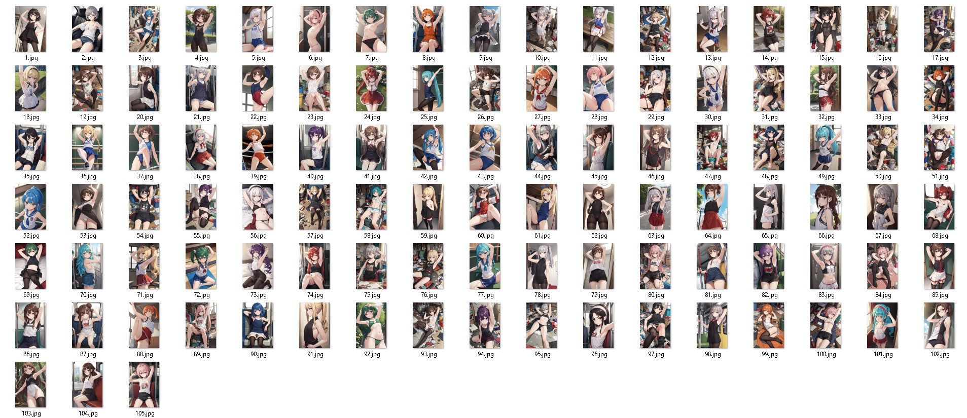 【AI作品】armpit collection vol.36